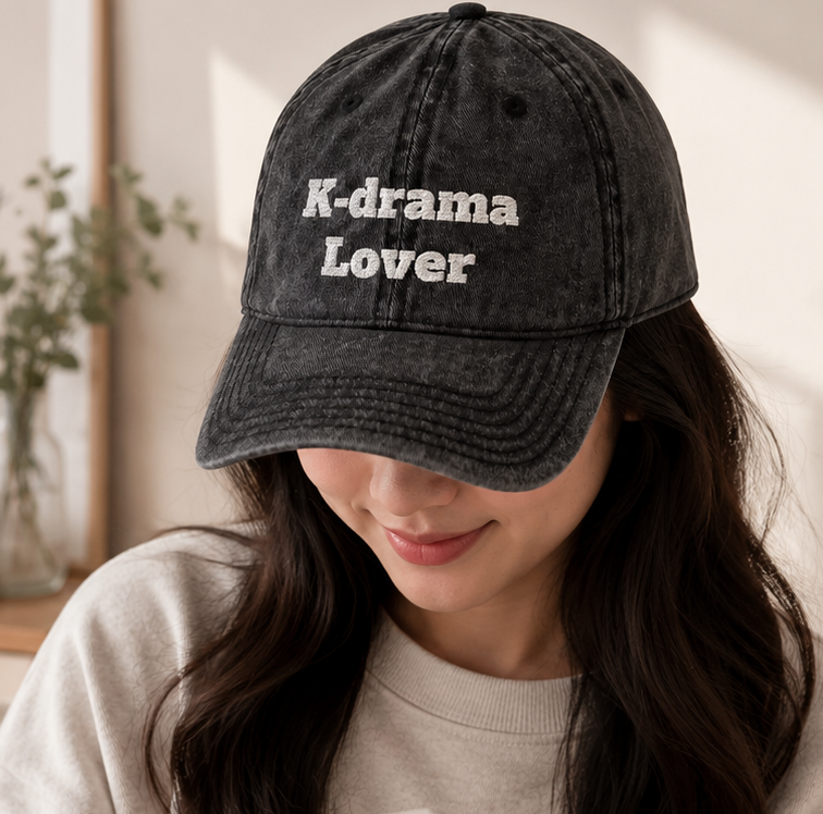 K-Drama Lover Cap | Vintage Embroidered Hat